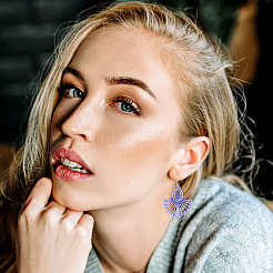 DIY серьги решений DIY-TA0001-73