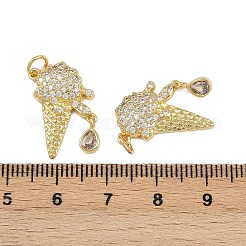 Латунные микро проложить кубического циркония подвески&nbsp;KK-L241-06G