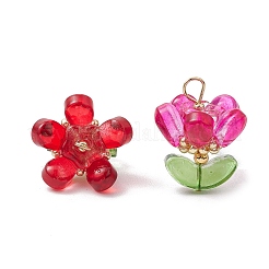 Подвески из стеклянных цветов&nbsp;PALLOY-MZ00630