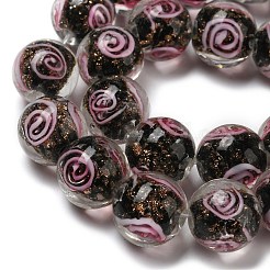 Ручной золотой песок бусины бисер нитей&nbsp;LAMP-OC0001-53A