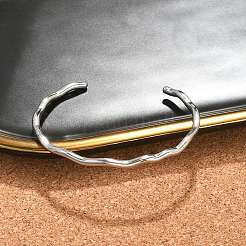 Браслеты-манжеты из нержавеющей стали 304 BJEW-H323-01P