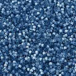MIYUKIデリカビーズ  シリンダー  日本製シードビーズ  11/0  （db1811)染め夕暮れ青絹サテン  1.3x1.6mm  穴：0.8mm  約2000PCS /ボトル  10 G /ボトル&nbsp;SEED-JP0008-DB1811