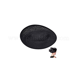 Base fascinator mini sombrero de lino&nbsp;AJEW-WH0561-32A