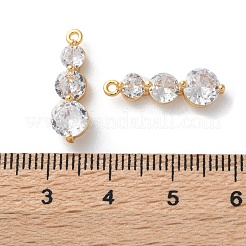 Подвески из латуни со стеклом&nbsp;KK-S512-07G