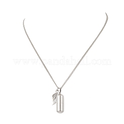 Подвеска для праха в форме капсулы из нержавеющей стали 304&nbsp;NJEW-JN05730