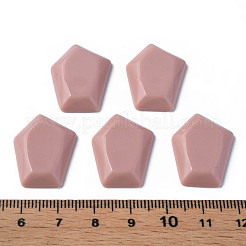 オペークアクリルカボション  五角形  淡いバイオレットレッド  23.5x18x4mm  約450個/500g&nbsp;MACR-S373-142-A14