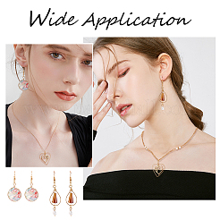 50 шт. 5 подвески из меди с открытой задней частью FIND-NB0002-41