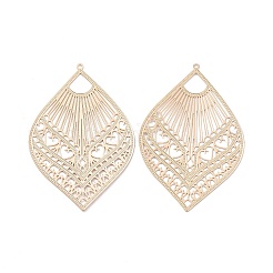 Латунные филигранные большие кулоны&nbsp;KK-B064-05KCG