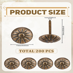 200 spilla da mappa in ferro&nbsp;IFIN-LP0001-60