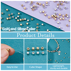 400шт 2 цвета пластиковые бусины FIND-HS0001-27