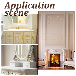 10 шт. кабошонов из каучукового дерева&nbsp;WOOD-FH0002-48