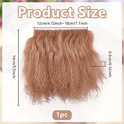 Wolle puppe perücke haar&nbsp;DIY-WH0888-392B-03