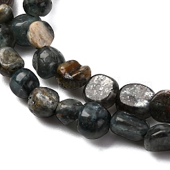 Естественный зеленый кварцевые нити бисера G-I389-A12