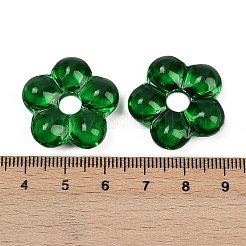 Прозрачные стеклянные бусины&nbsp;GLAA-F129-01I