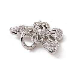 Латунные микро проложить кубического циркония подвески&nbsp;ZIRC-F132-14P