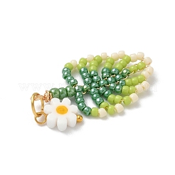 Подвески из стеклянных бусин в виде листьев&nbsp;PALLOY-MZ00924