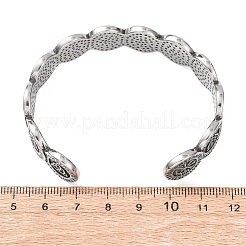 Браслеты-манжеты Viking из хирургической нержавеющей стали 316&nbsp;BJEW-C142-16AS