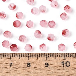 Perles de rocaille en verre dépoli&nbsp;SEED-N012-01J