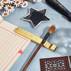 Прямоугольный латунный бумажный груз AJEW-WH0314-797B