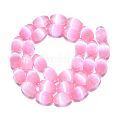 Нити бусин из окрашенного натурального селенита G-T138-233H