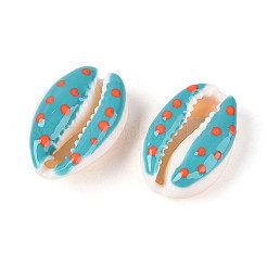 Бусины из натуральных раковин каури SSHEL-N034-35-04