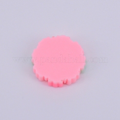 Undurchsichtiges mattiertes Harz Cabochon&nbsp;RESI-WH0009-28