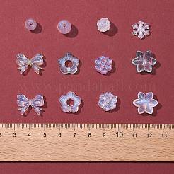 Прозрачные акриловые бусины OACR-FS0001-12