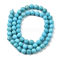 Бусины из натурального магнезита G-P598-E-6mm-05