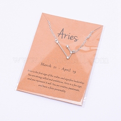 Colliers pendentifs en alliage de strass&nbsp;NJEW-WH0007-02C