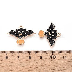Pendentifs en émail en alliage thème halloween&nbsp;LS-ENAM-T022-54G-05