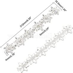 1шт блестящий цветок кристалл отделка стразами&nbsp;DIY-FG0003-37