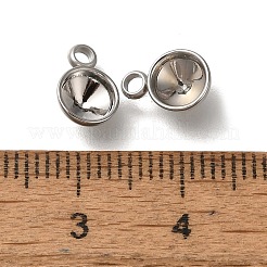 Оправы для подвесок из нержавеющей стали 304 в виде кабошонов STAS-I310-27P