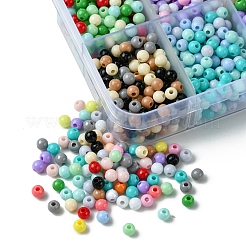 60 г 10 цвета непрозрачные акриловые бусины OACR-FS0001-75