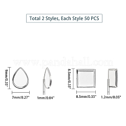 Чашки с гладкими краями из нержавеющей стали 304 STAS-UN0004-98P