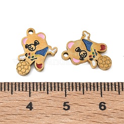 304 Edelstahl-Emaille-Anhänger&nbsp;SA-CBA49D2-01G