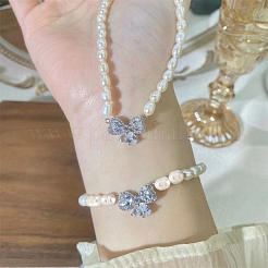 60 шт. 6 вида бусин из натурального культивированного пресноводного жемчуга PEAR-WR0001-03