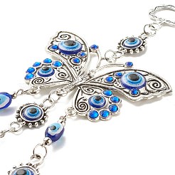 Сплав и стекло турецкий синий кулон от сглаза украшение&nbsp;LS-HJEW-I008-02AS