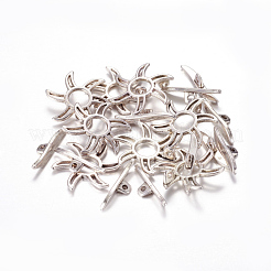 Сплавочные застежка тоггл тибетского стиля LF5115Y-NF