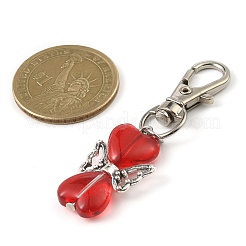 Décoration pendentif en verre ange&nbsp;X1-HJEW-JM01188