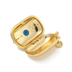 Подвески в виде медальонов из латуни с кубическим цирконием KK-N254-93B-G