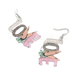 Пасхальные акриловые серьги-подвески&nbsp;FS-WG3CEAB-01