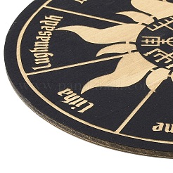 Sottobicchieri in legno intagliato&nbsp;AJEW-L089-01A-09
