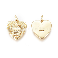 Латунные микро проложить кубического циркония подвески&nbsp;KK-D159-18G