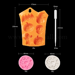 Moldes de silicona de halloween&nbsp;DIY-LS0001-17
