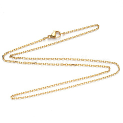 Ожерелье из нержавеющей стали с вакуумным покрытием PVD 304 NJEW-S420-008B-G