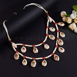 Колье в богемном стиле NJEW-PH0001-11