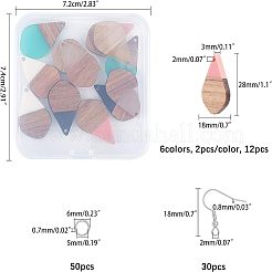 DIY серьги решений DIY-OC0002-09P