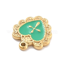 Подвески из нержавеющей стали 304 с эмалью STAS-M092-12G-04