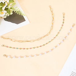 1 набор из 3-х стилей железной шляпной цепочки с застежкой-карабином&nbsp;HJEW-CN0001-31C