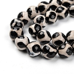 Бусины дзи с узором на спине черепахи в тибетском стиле&nbsp;X-G-H1453-1